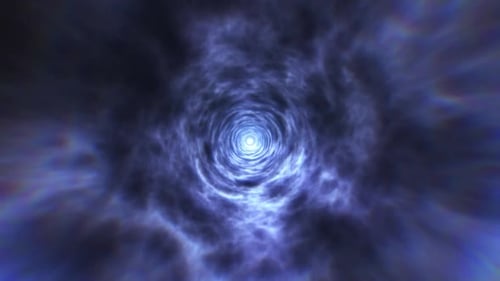 Travel in Hyperspace | Flying through a Vortex Tunnel in Space | 3D Animation of the Time Vortex