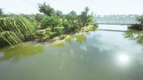 Aerial View of Beautiful Park