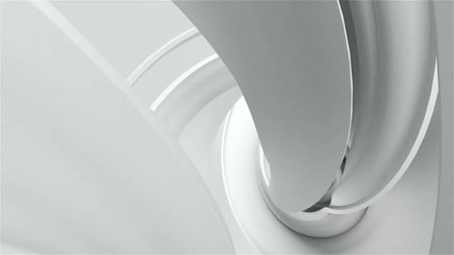White Twist Background Loop