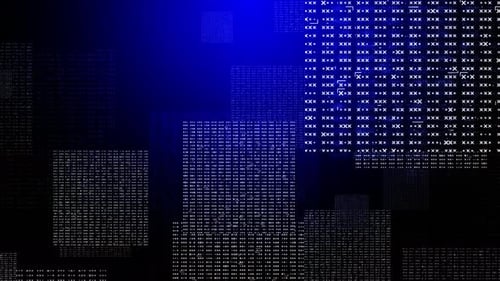 Technology Blue Background Loop