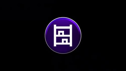 3D Glossy Shelf Icon Rotation Animation