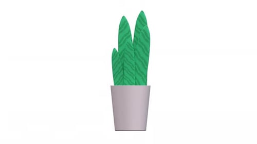 Concept d'icône animée Flower Pot 2