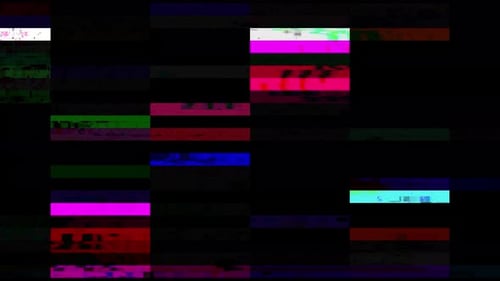 Efeito danificado por falha digital.