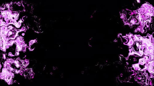 Marco de anime violeta 4K