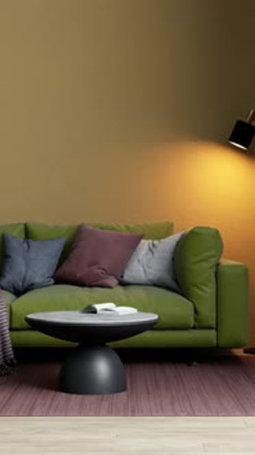 Modern Interior Furniture Build Up Animation