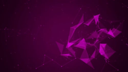 Pink Plexus Technology Background Loop V8