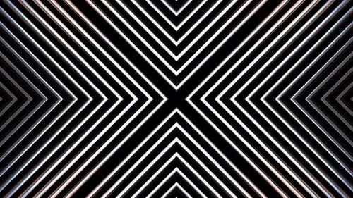 Fondo abstracto negro dinámico con líneas geométricas brillantes