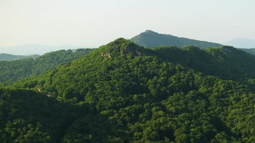 North Carolina Appalachian Mountains in Summer Season Summertime Landscape of Beautiful Nature