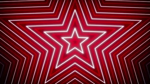Roter weißer Stern