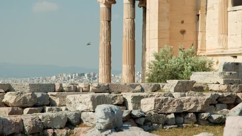 Athens seen from the Erechtheion