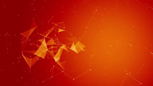 Red Plexus Technology Background Loop V4