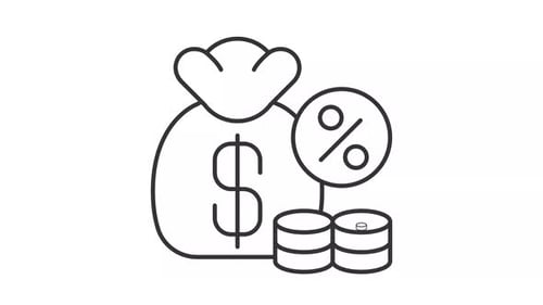 Tax credit line animation