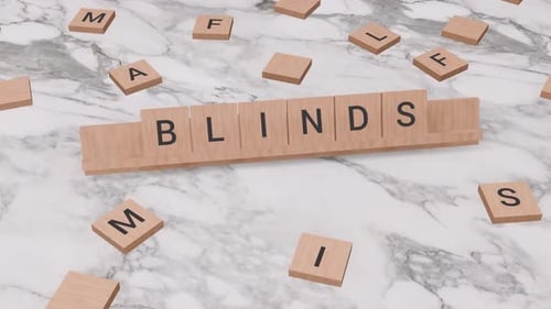 BLINDS word on scrabble