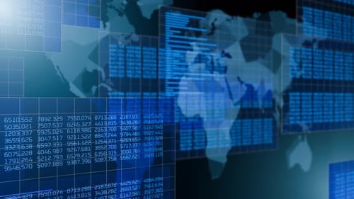 Conceito de inteligência artificial Padrão de movimento Fundo de vídeo AI Vídeo de fundo digital AI Backg