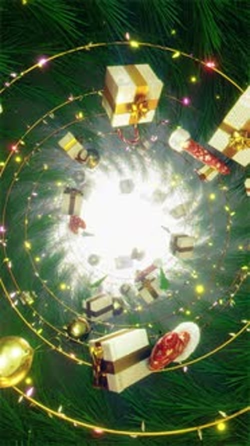 Celebrating Christmas In Tree 03 HD