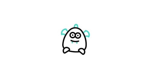 Cute Sketch Monster Character Animations Pack
