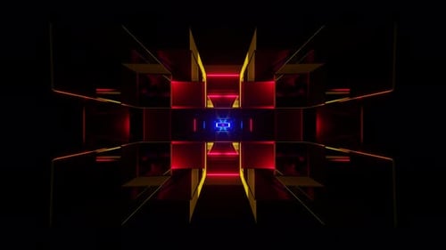 Hypnotic and Vibrant Display of a Stunning and Intricate Trippy Pattern Animation with Luminous