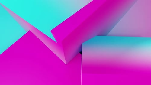 Abstract Geometric Background Loop with Vibrant Gradients