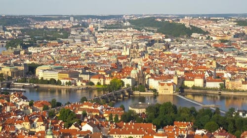 Prague Panoramic View, Tschechische Republik, Echtzeit