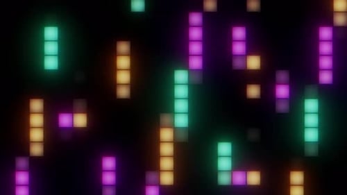 Happy Led Wall Looping Background Video