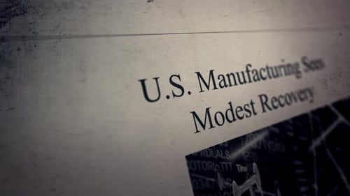 Aged News Text Reveal with Retro Grain Effect