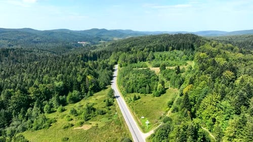 Beautiful Landscape and Nature in the Mountains in Summer