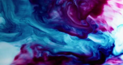 Marble Enamel Paint Overflow Contrasting Mix Color