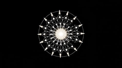 Infinite Geometric Pattern Motion Endless Loop