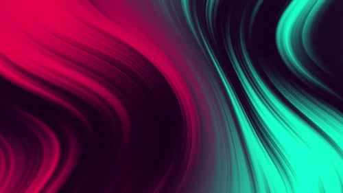 Abstract Fluid Neon Gradient Waves Background