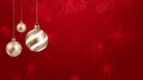 Merry Christmas Background Loop