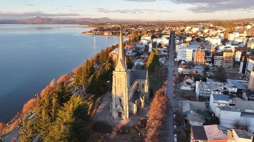 Catedral de Bariloche en Bariloche en Río Negro, Argentina.