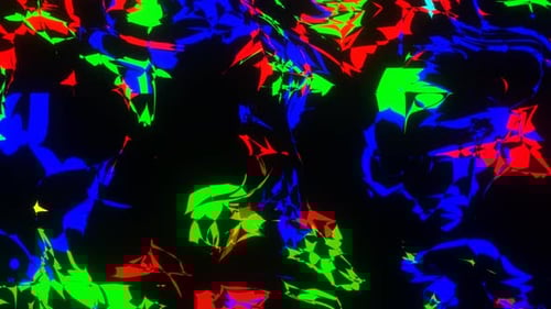 4k abstract seamless looping colorful background.