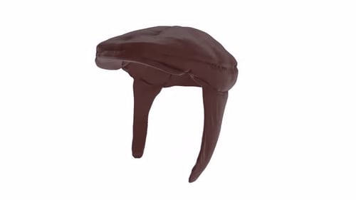 Racing Cap 3d object rotating loop