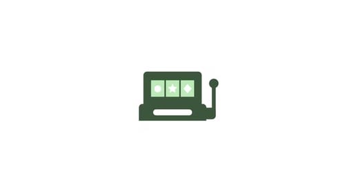 Animationsvideo mit dem Symbol „Spielautomat Verlierer“