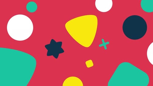 Seamless Multicolored Animated Background