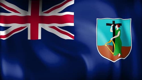 Montserrat Flag Loop