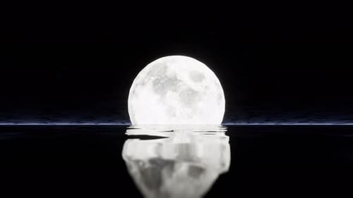 Mond und Meer