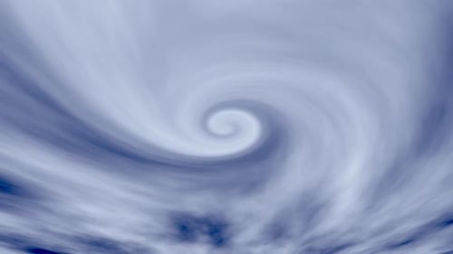 Animated Cloud Vortex Background with Swirling Motion