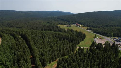 Aerial Over Jakuszyce Glade