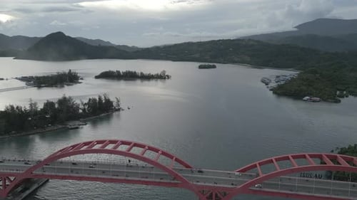 Aerial view of Youtefa Bridge, Jayapura – Papua 0563
