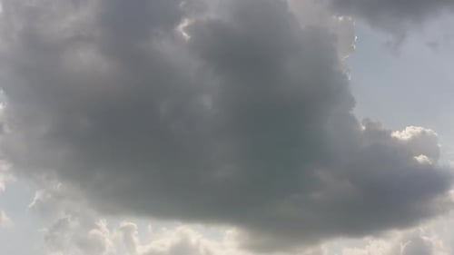 Drone cloud time lapse in 4k