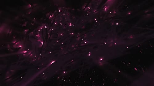 Abstract Neon Light Tunnel Animation