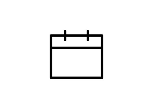 Анимированный значок календаря — минималистское планирование мероприятий