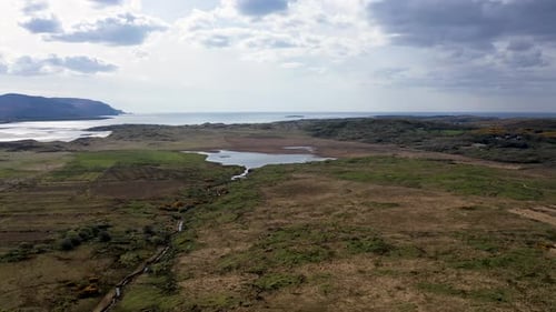 Sheskinmore Lake Between Ardara and Portnoo in Donegal Ireland