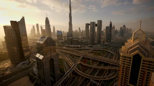 Witness the Breathtaking Moment As the Sun Rises Above the Incredible Cityscape of Dubai