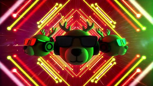 Christmas DJ Background