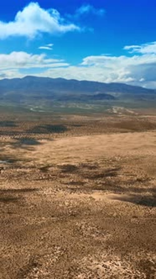 Amazing scenery of a desert in California.