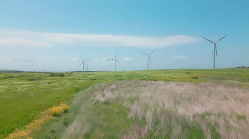 Wind Turbine Power Generator - 4K