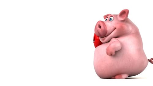 Fun pig - 3D Animation
