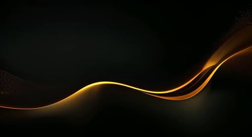 Black luxury corporate background with golden lines